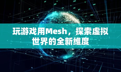 Mesh，開啟虛擬世界探索新維度