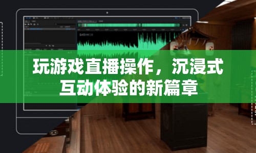 沉浸式互動體驗，玩游戲直播操作開啟新篇章