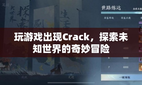 探索未知世界的奇妙冒險，游戲Crack的奇妙之旅