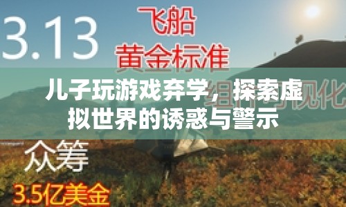 兒子沉迷游戲棄學(xué)，虛擬世界誘惑與警示