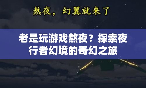 夜行者幻境，探索奇幻之旅，熬夜玩游戲的新體驗