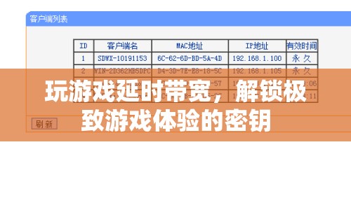 解鎖極致游戲體驗(yàn)，游戲延時(shí)與帶寬的奧秘